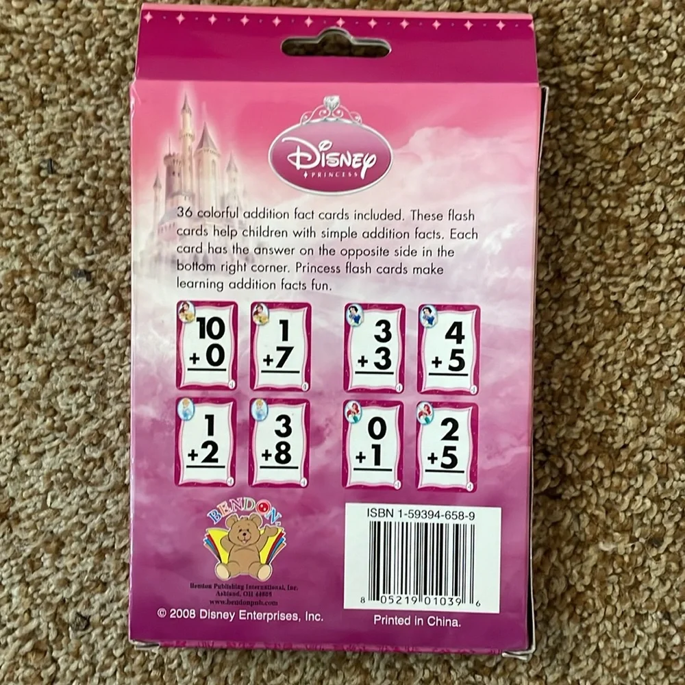 Bendon Publishing International Disney Princess Addition Learning Game C…